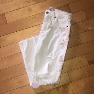 Abercrombie & Fitch Straight Leg High Waist Floral